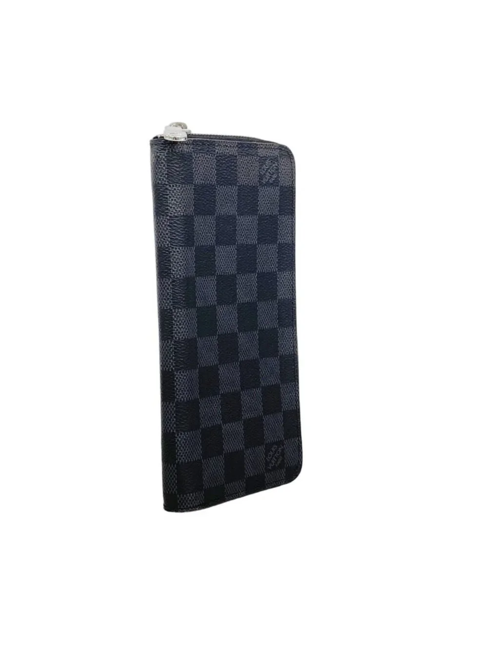 Louis Vuitton Wallet Damier Graphite Zippy Vertical Black Gray